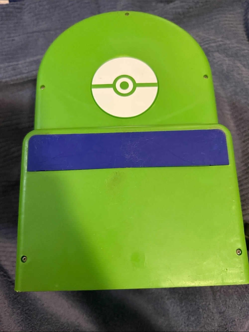 Pokémon Green backpack carry case Playset| imperfections and wear